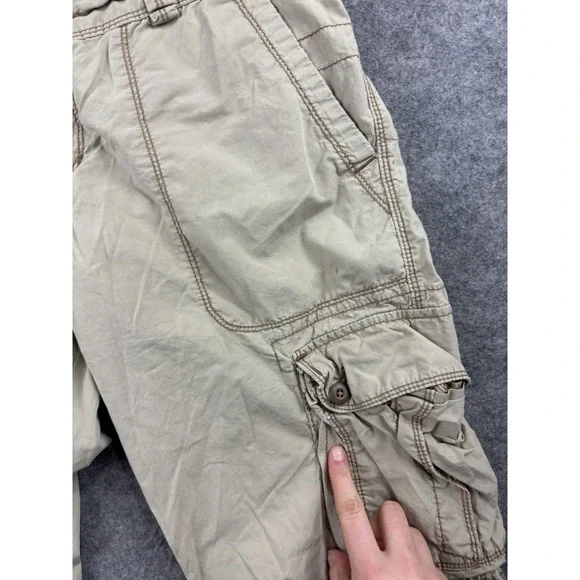 Polo Jeans RL Women's 8 Shorts Low Rise Cargo Military Baggy Utility Y2K VTG Y2K - Picture 6 of 9